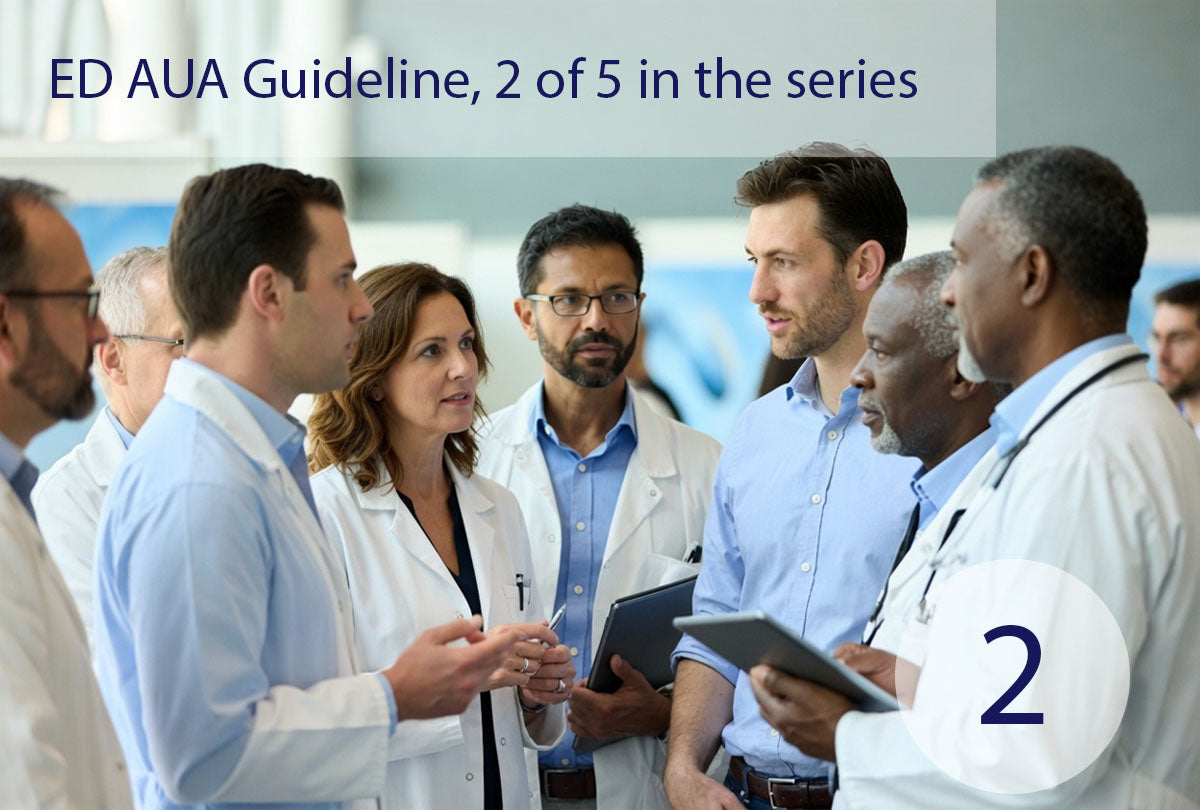What the AUA Guideline Says About Venous Leak and Why Surgery Is Generally Not Recommended